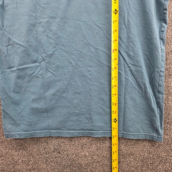 Mountain Hardwear Mens Long Sleeve T Shirt Blue Organic Graphic Cotton M - Picture 8 of 8